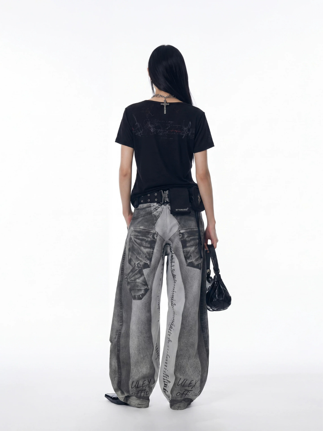 Graffiti Shadow Balloon Jeans