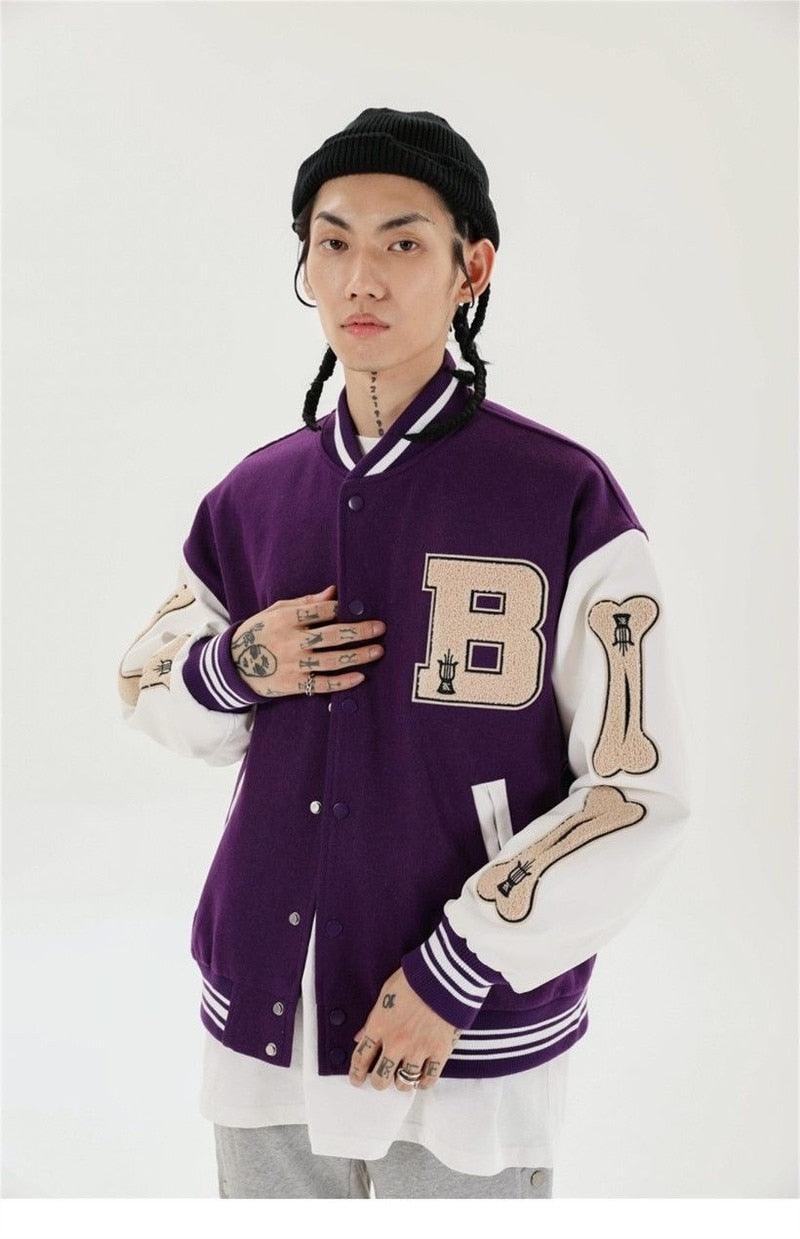 Bones Baseball Jackets High Street - UrbanLaws