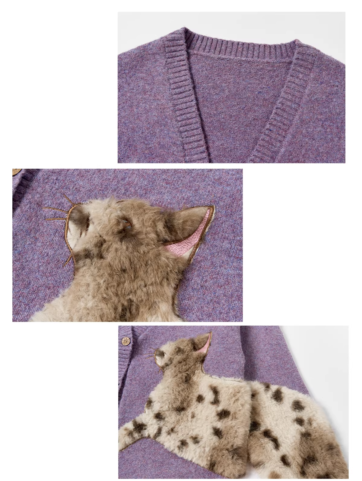 Noir Feline Cardigan
