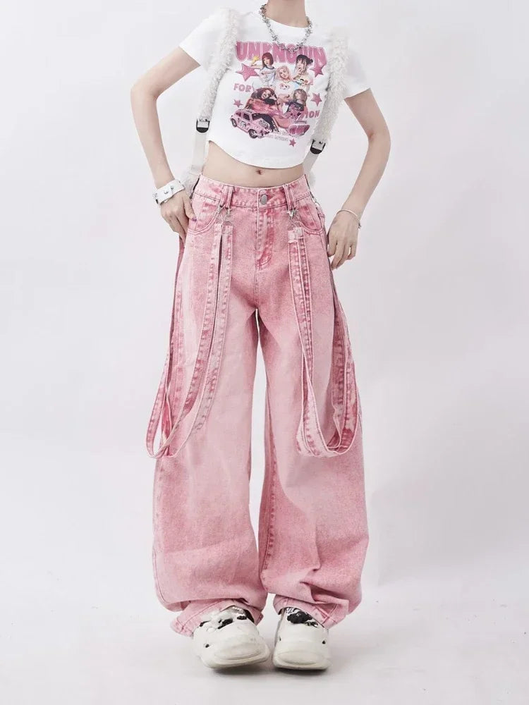 Y2k Women's Pink Pants