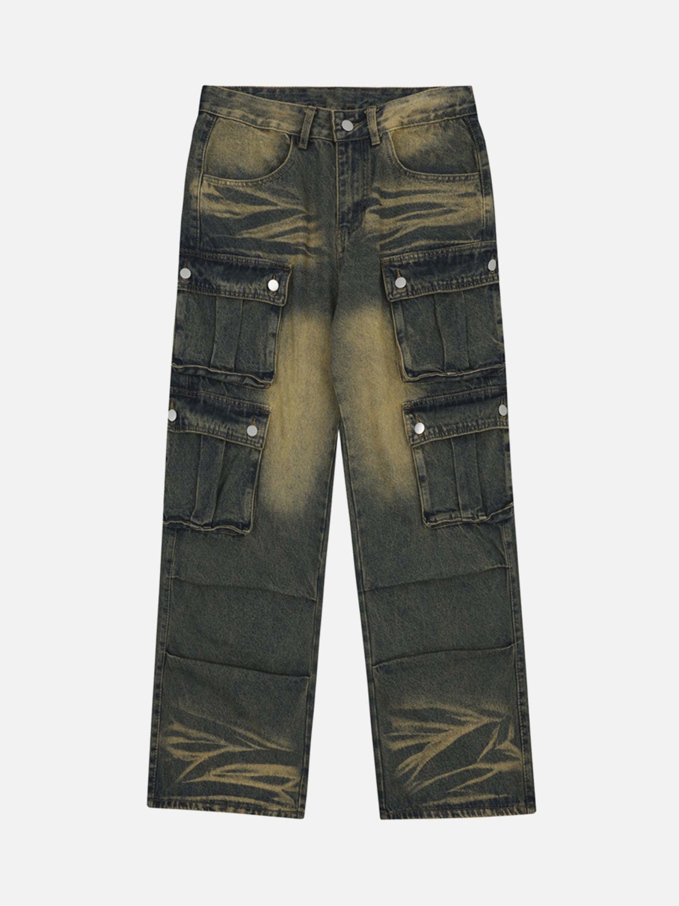 eMulti-pocket Cargo Jeans