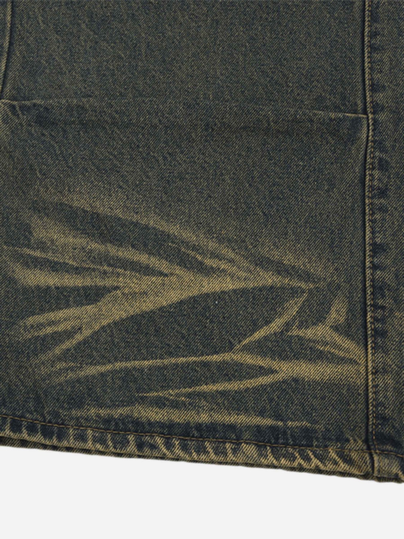 eMulti-pocket Cargo Jeans