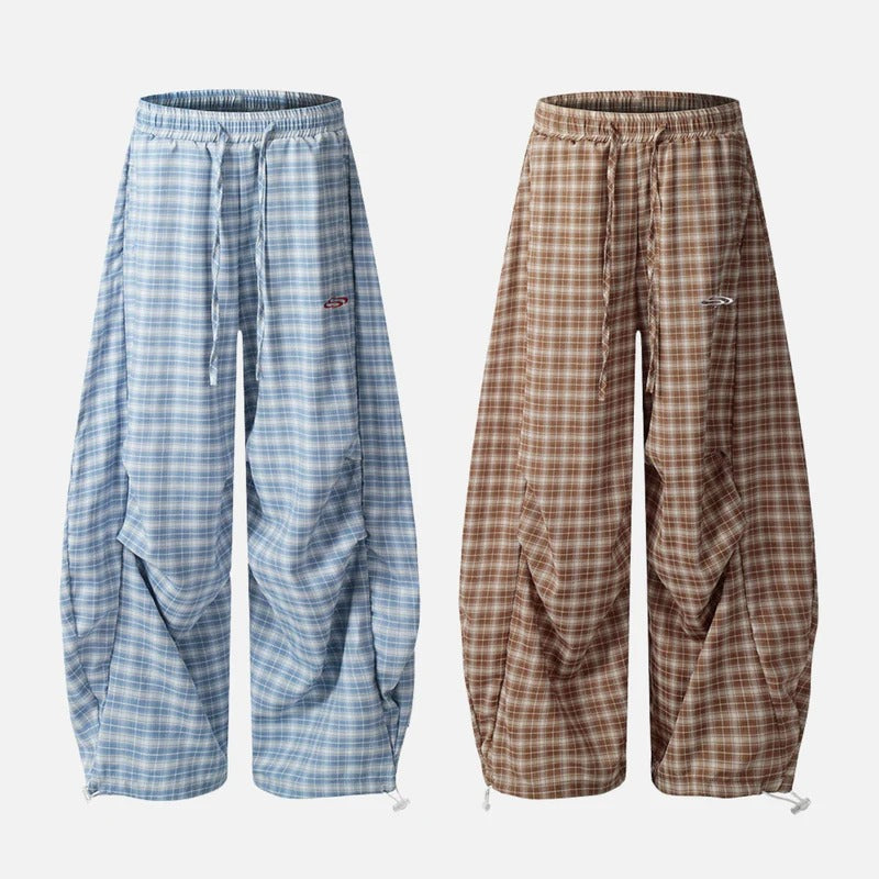 Parachute Plaid Trousers