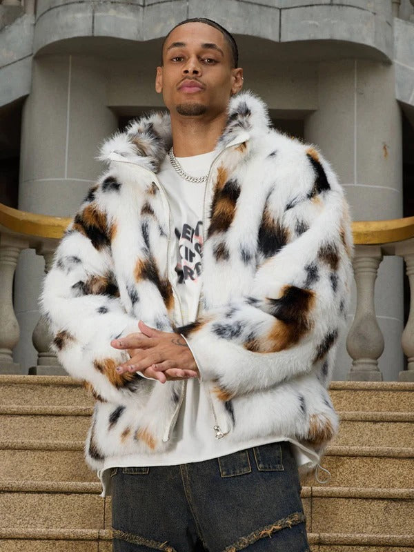 Prism Noir Fur Jacket