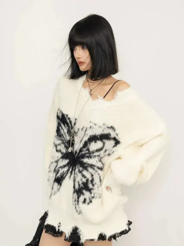 Nocturne Moth Sweater