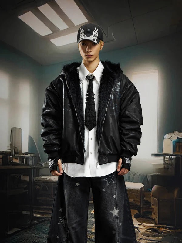 Ironveil Leather Parka