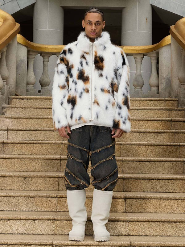 Prism Noir Fur Jacket