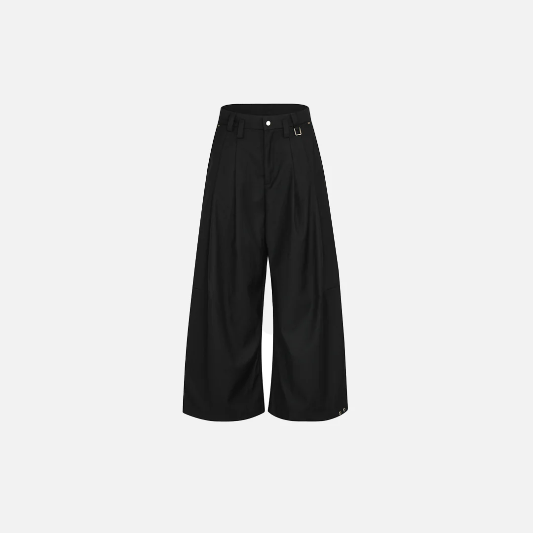 Caldris Pleated Wide Trousers