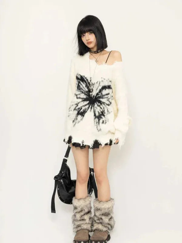 Nocturne Moth Sweater