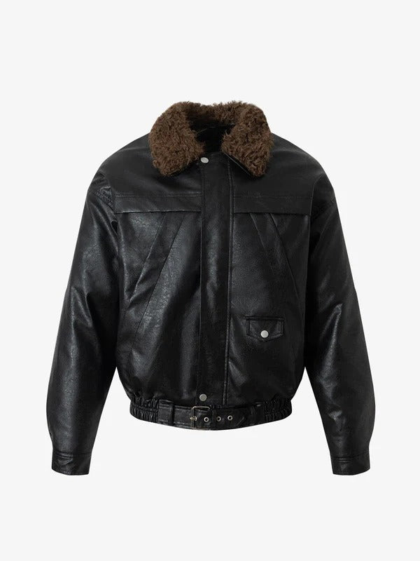 Apex Shearling Leather Jacket