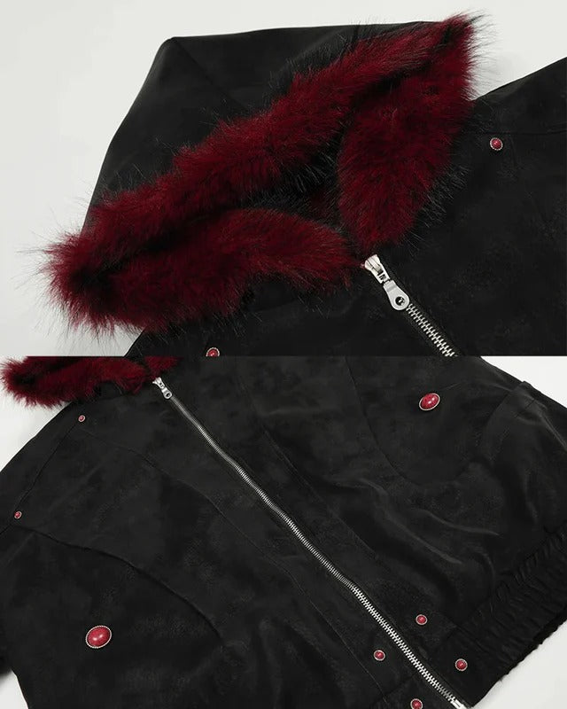 Crimson Noir Jacket