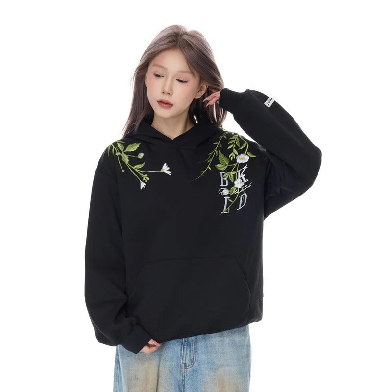 Florenxa Embroidered Hoodie