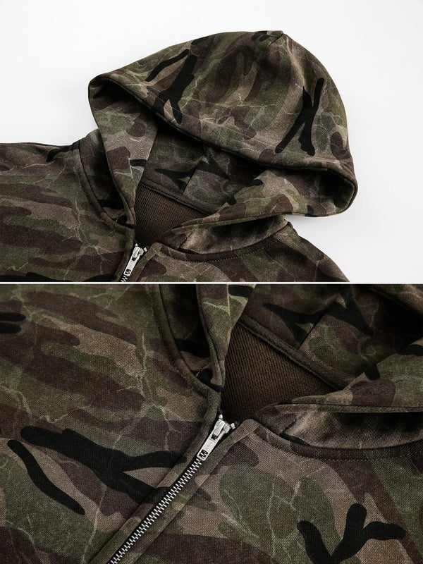 Kairo Cropped Zip Hoodie