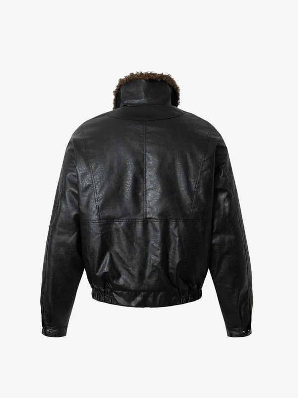 Apex Shearling Leather Jacket