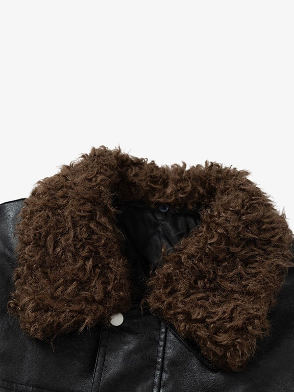 Apex Shearling Leather Jacket