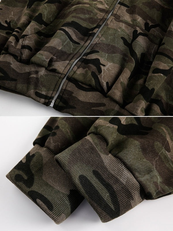 Kairo Cropped Zip Hoodie