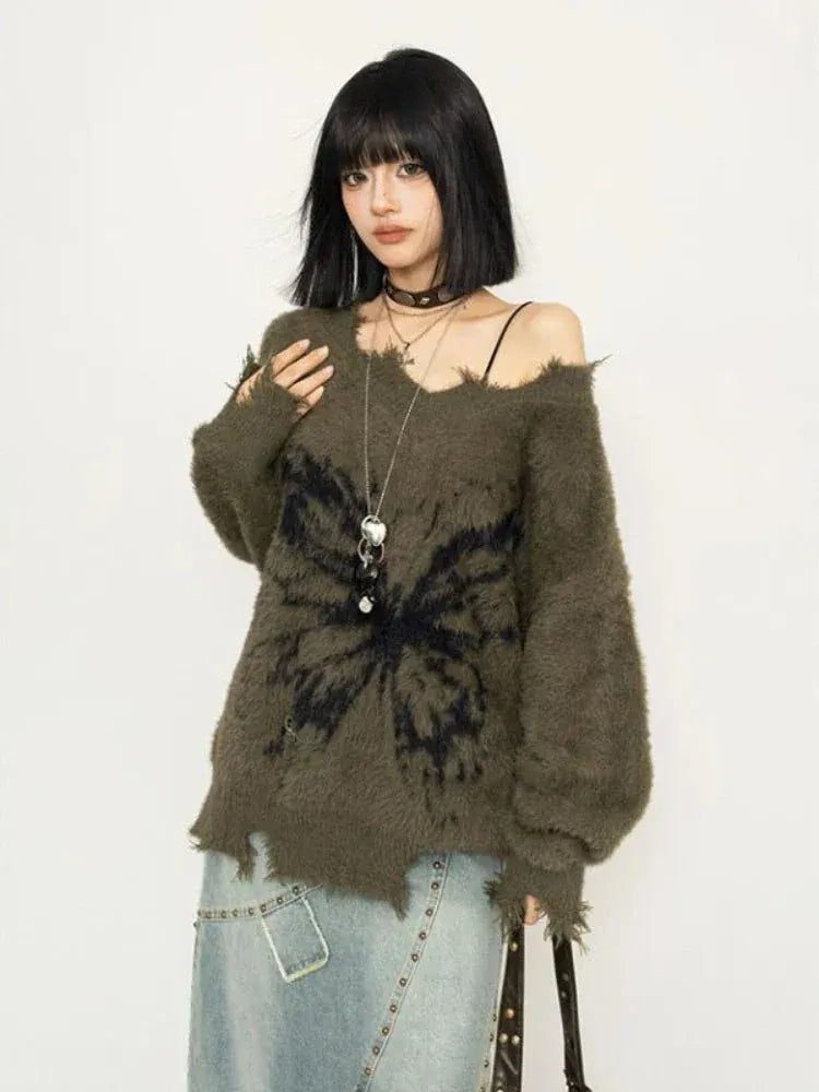 Nocturne Moth Sweater