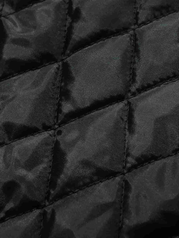 Contrastcore Quilted Bomber