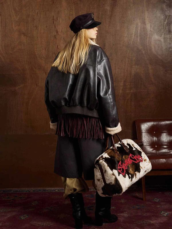 Razor Shearling Crop