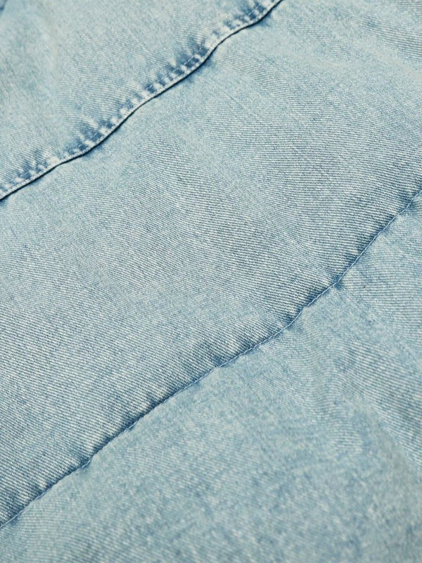Frostwash Denim Bomber