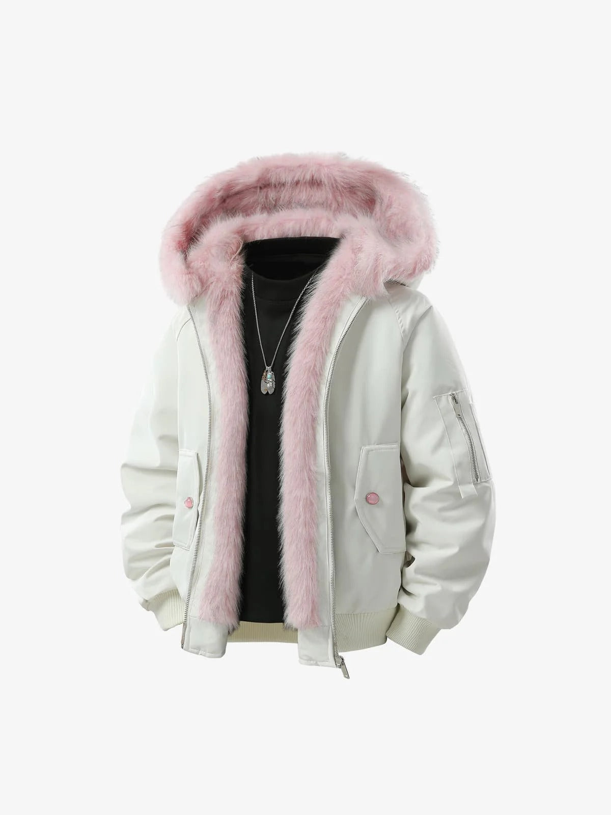 Contrastcore Quilted Bomber