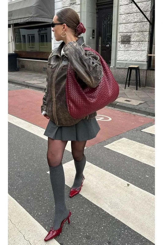 Aurelle Weave Tote