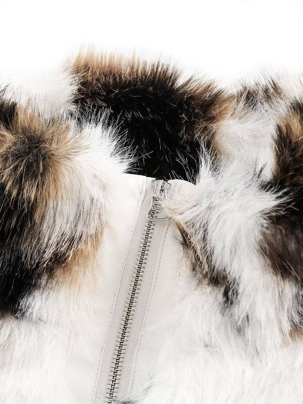 Prism Noir Fur Jacket