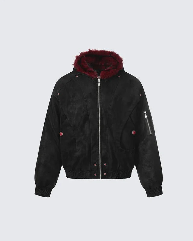 Crimson Noir Jacket
