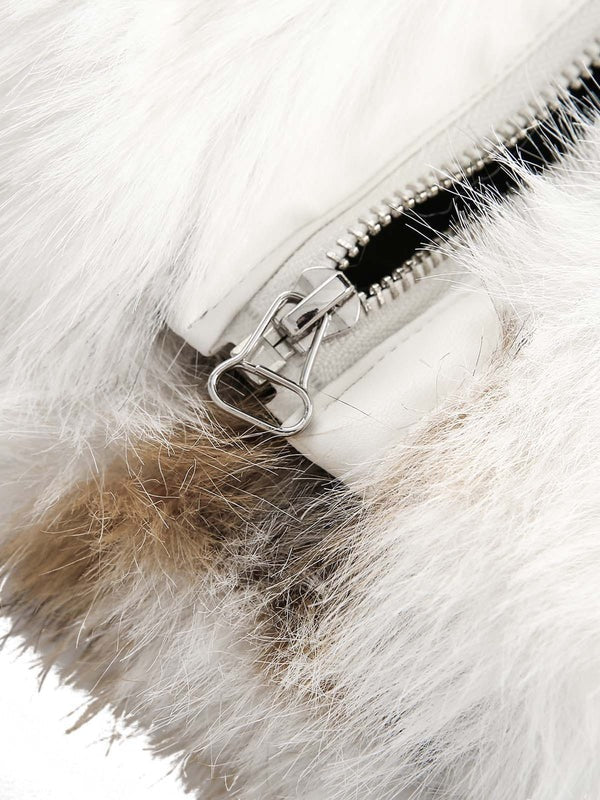 Prism Noir Fur Jacket