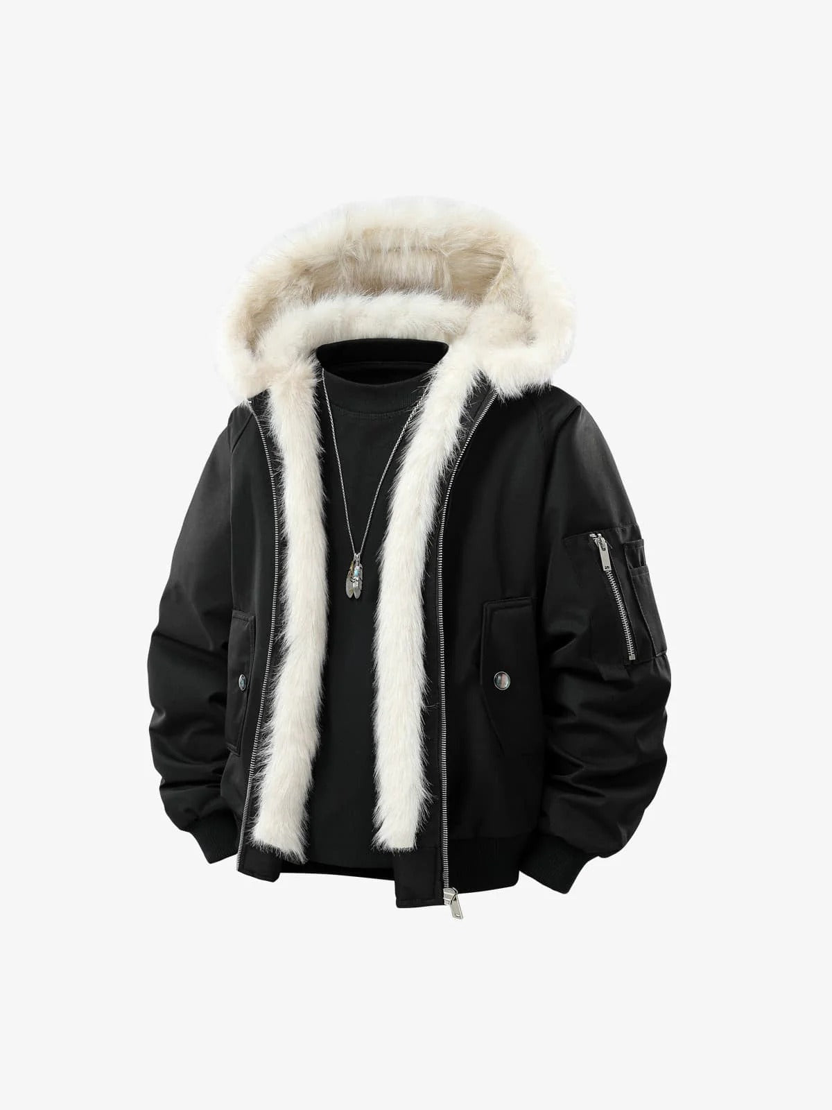 Contrastcore Quilted Bomber