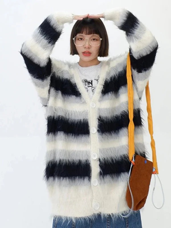 Fuzzline Cardigan