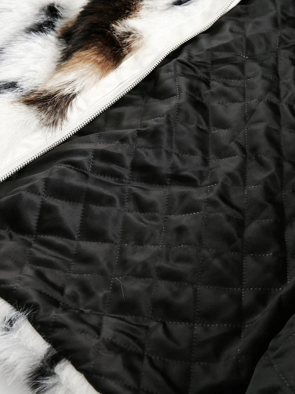 Prism Noir Fur Jacket