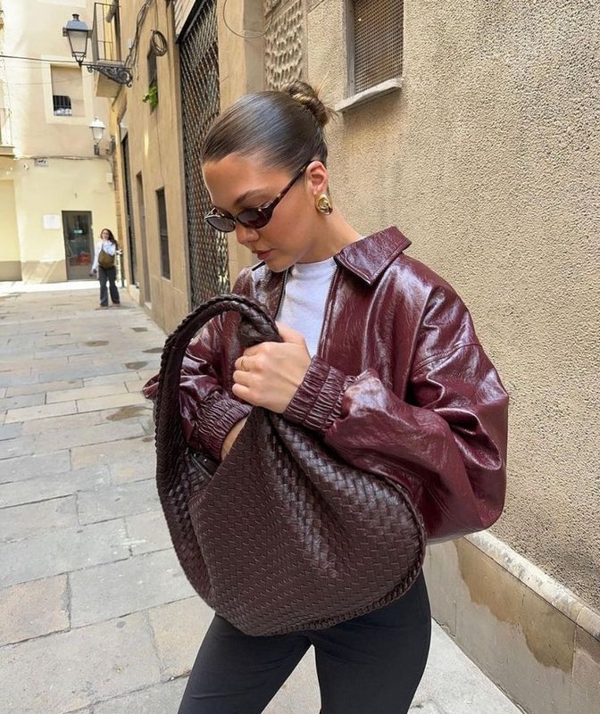 Aurelle Weave Tote