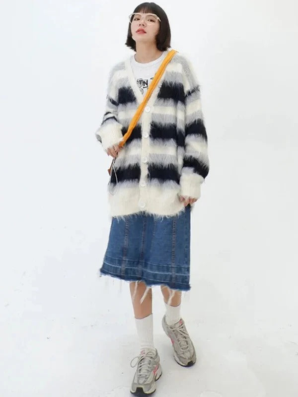 Fuzzline Cardigan