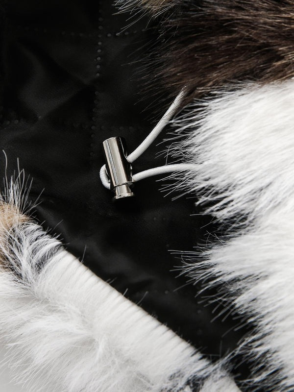 Prism Noir Fur Jacket