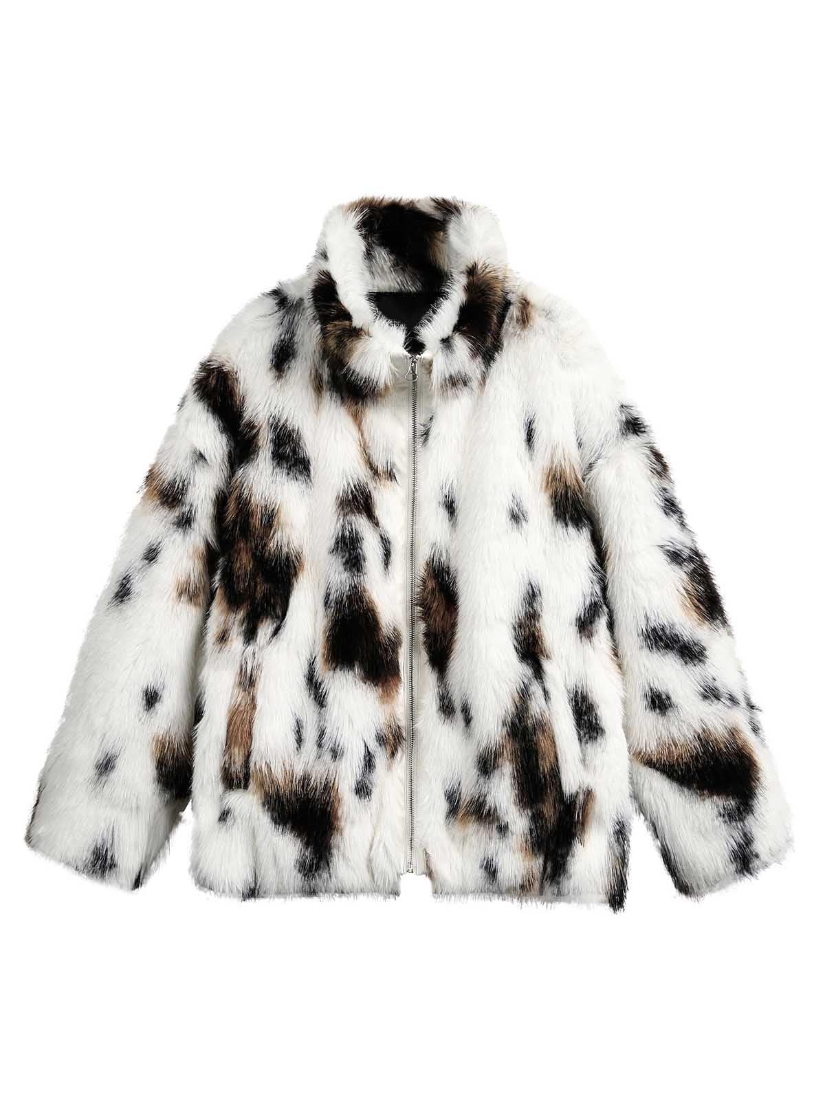 Prism Noir Fur Jacket
