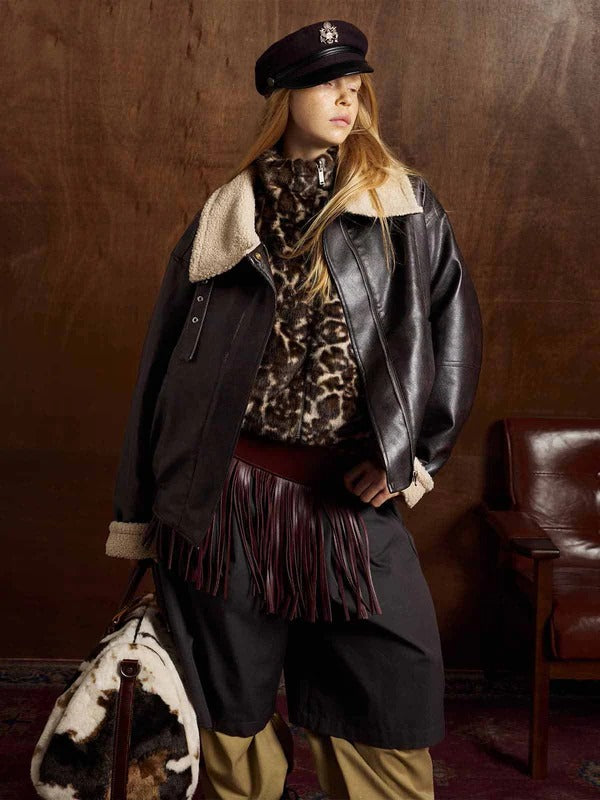 Razor Shearling Crop