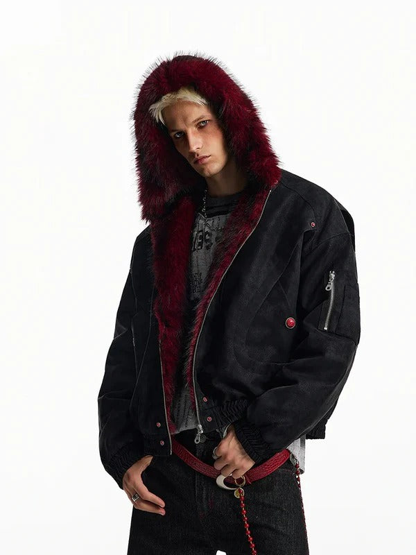 Crimson Noir Jacket