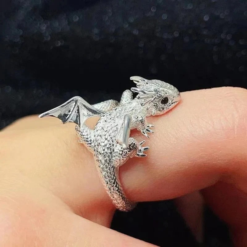 Silver Wyrm Ring