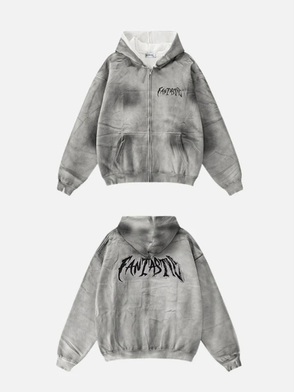 Virello Oversized Zip Hoodie