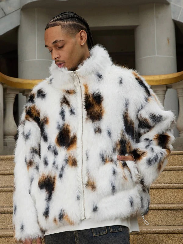 Prism Noir Fur Jacket