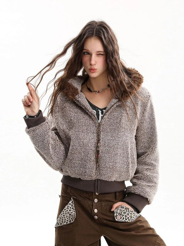 Frostshear Hooded Bomber