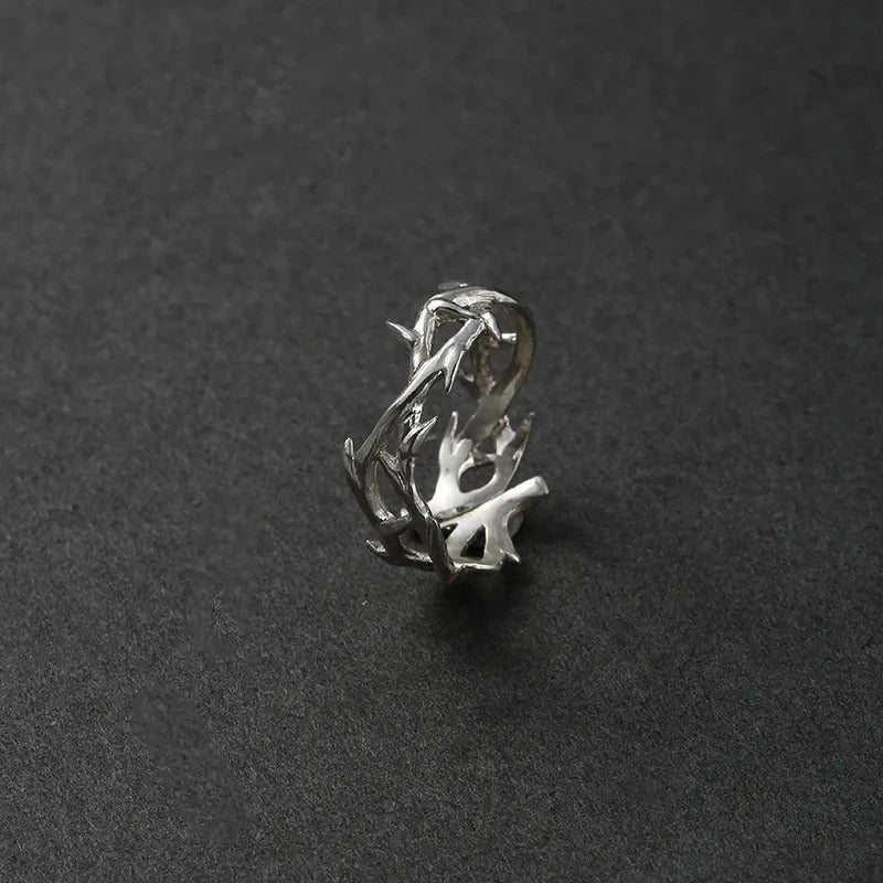 Silver Thorn Ring