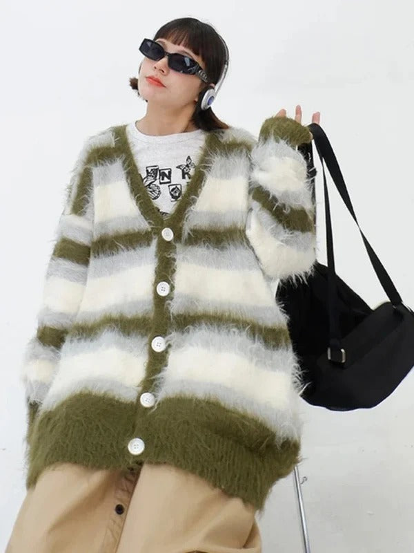 Fuzzline Cardigan