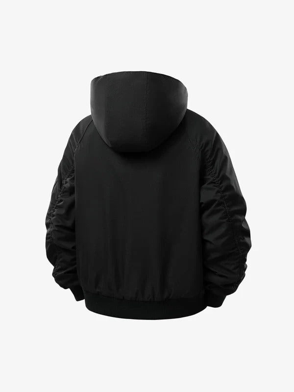 Contrastcore Quilted Bomber