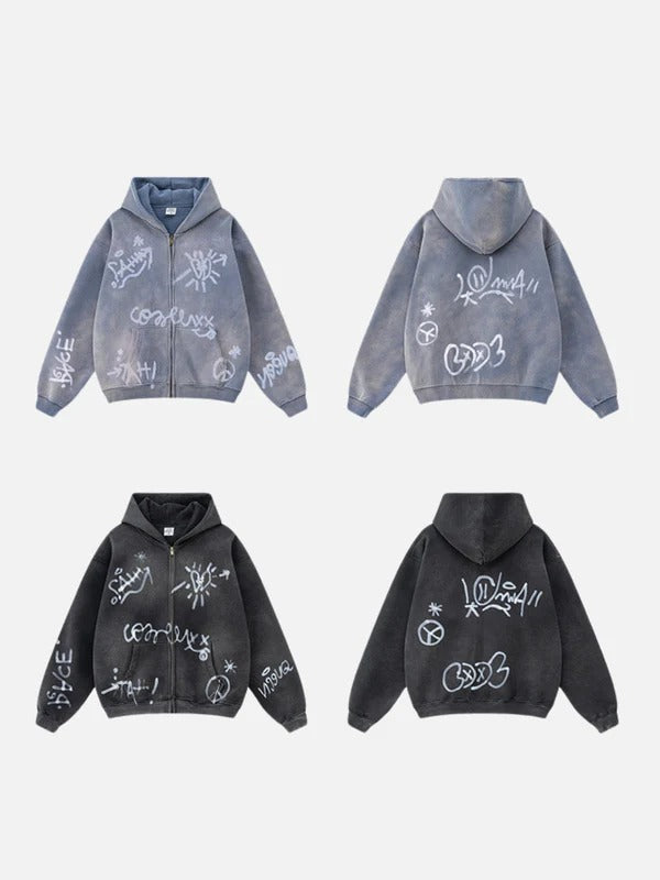 Ryker Oversized Zip Hoodie