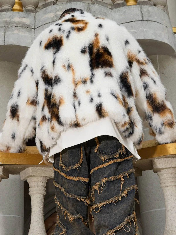Prism Noir Fur Jacket