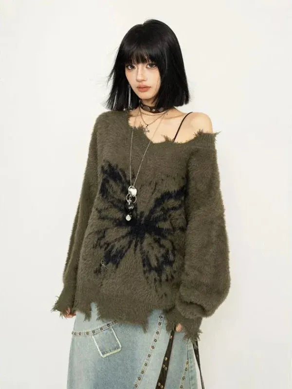 Nocturne Moth Sweater