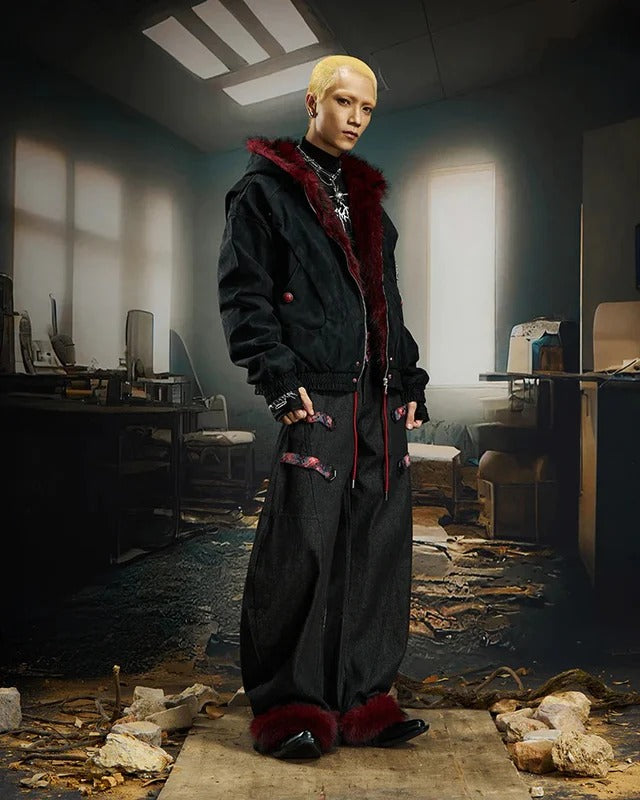Crimson Noir Jacket