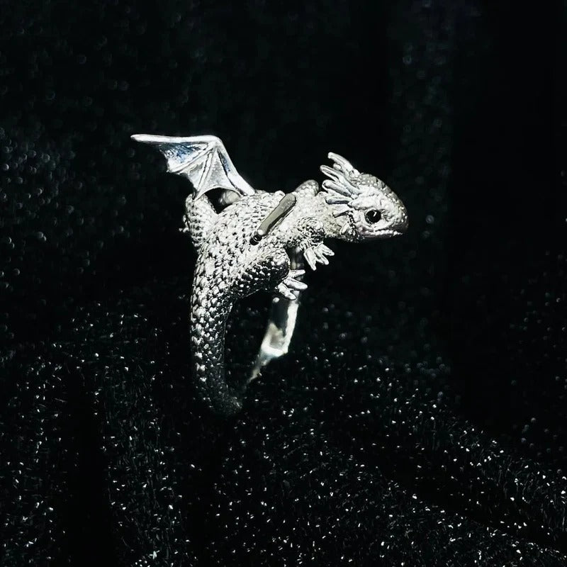 Silver Wyrm Ring